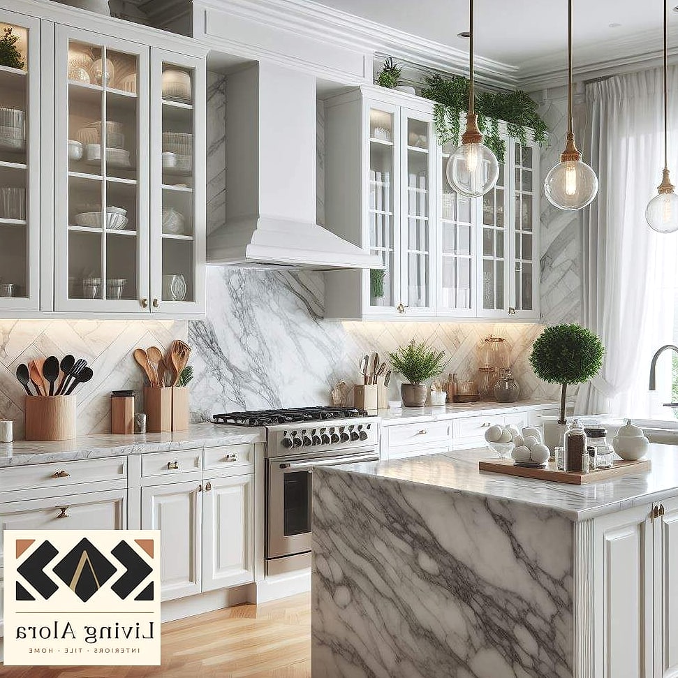 18 White Cabinets Ideas That Prove This Trend Is Here to Stay 10 All-White Kitchen with Marble Countertops