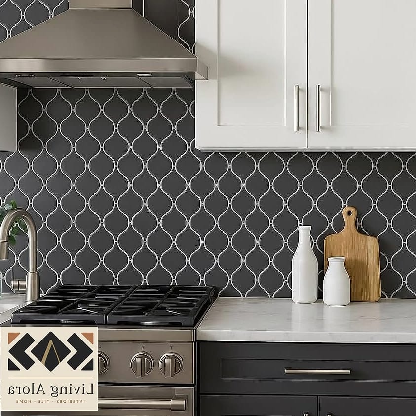 16 Contemporary Backsplash Ideas We Can't Stop Pinning 14 Arabesque Mosaic Tile