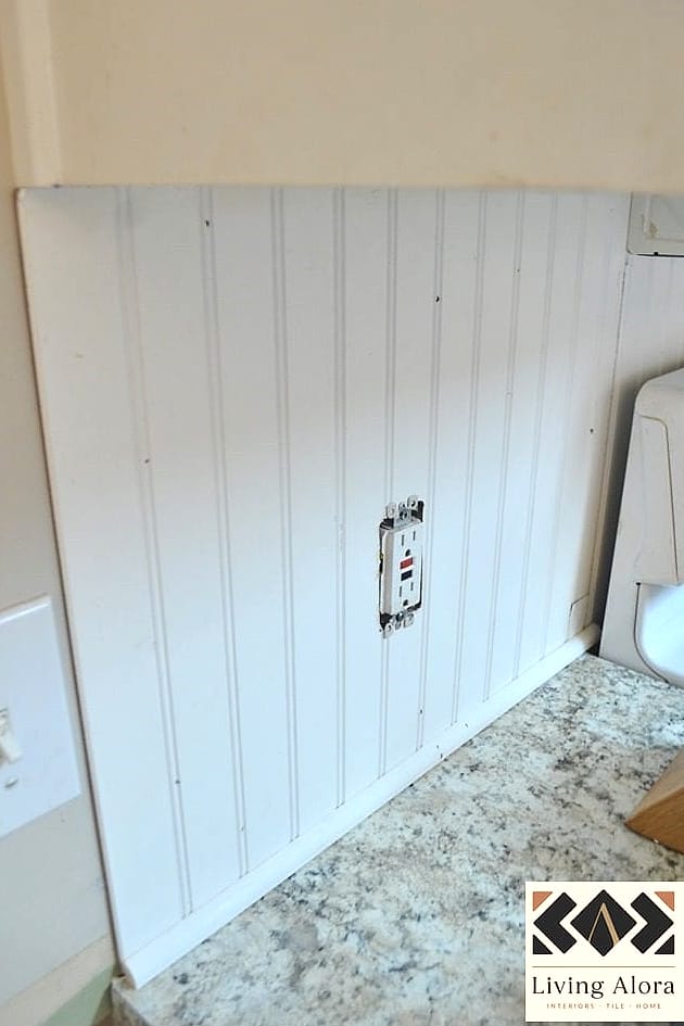 Beadboard Panels Installed Horizontally