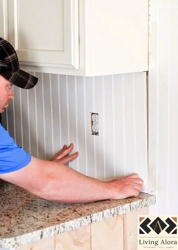 Beadboard with Wainscoting Trim