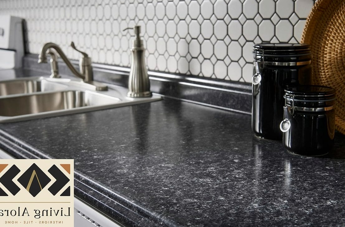 Black Laminate with a High-Gloss Finish