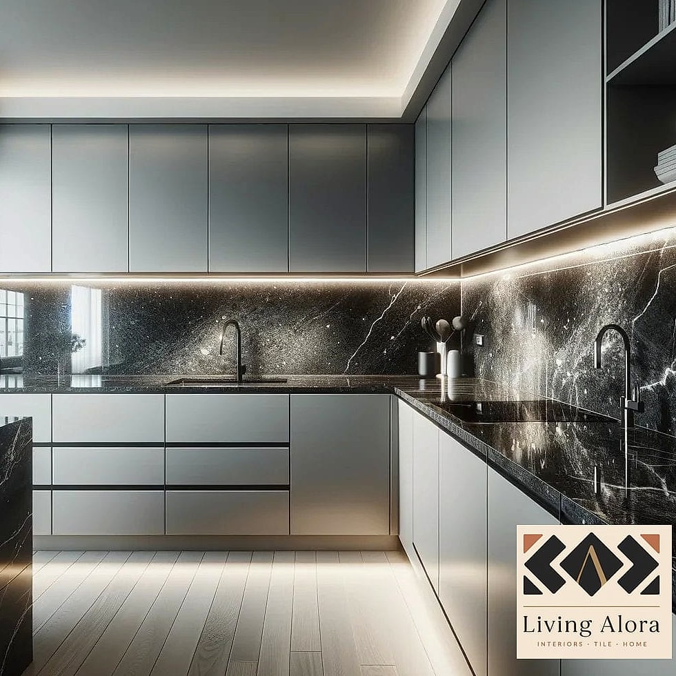 Black Tile for Bold Contrast