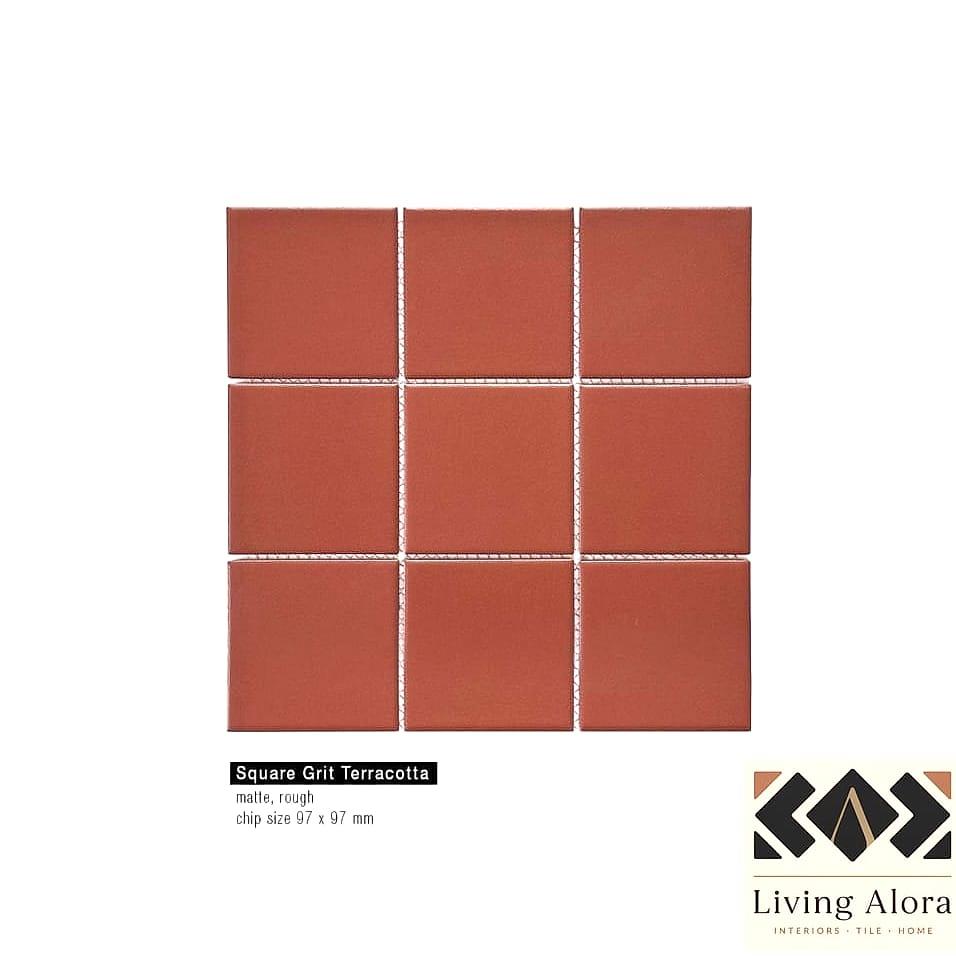25 Square Mosaic Tile Ideas Perfect for Any Budget 6 Bold Terracotta Squares for Warmth