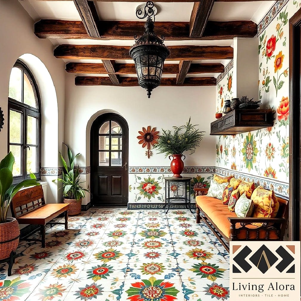 19 Spanish Tile Ideas That Will Change How You See Your Home 13 Bold Tiled Kitchen Hood