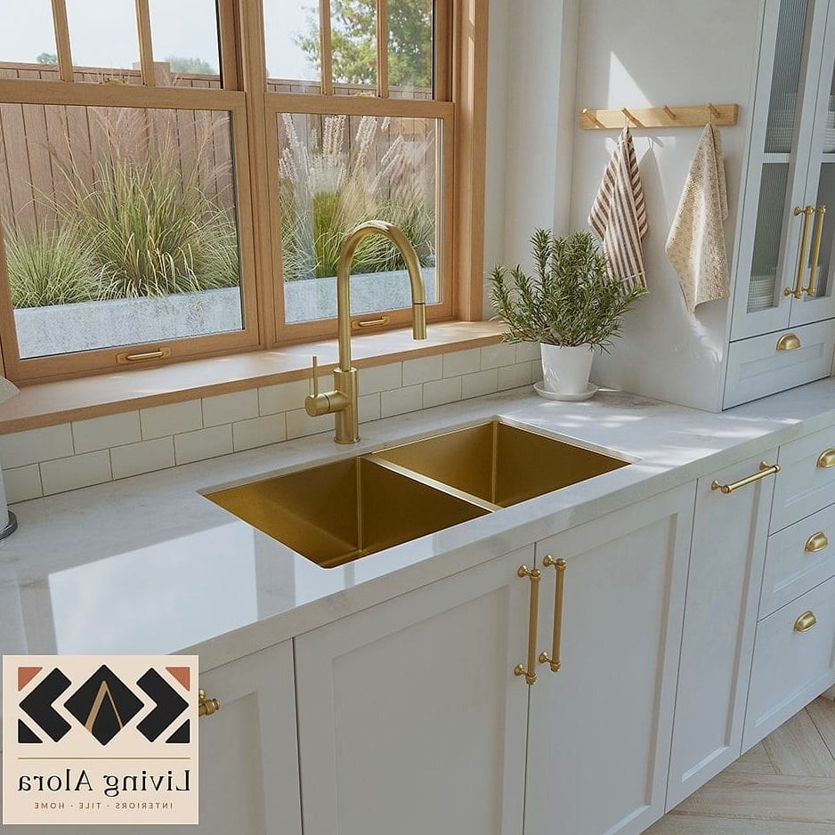 Brushed Brass Hardware Throughout