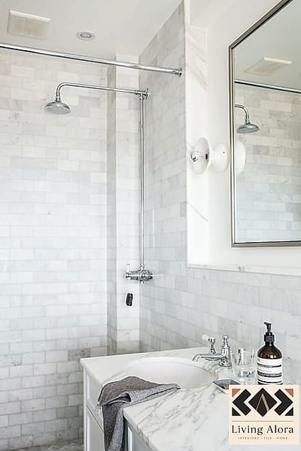 12 Marble Subway Tile Ideas Worth Bookmarking Before You Renovate 12 Budget-Friendly Marble-Look Porcelain Subway Tile
