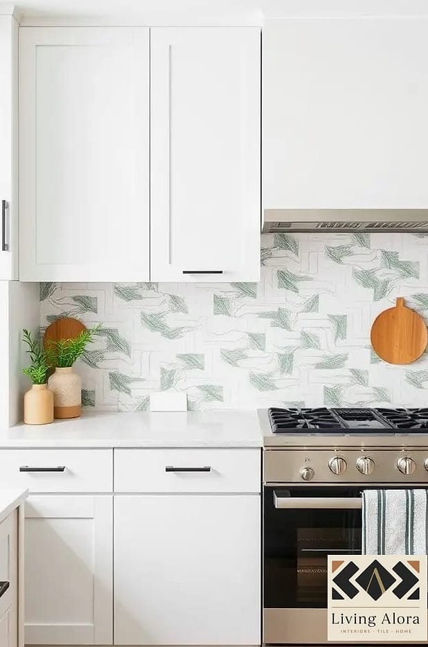 19 Modern Porcelain Backsplash Ideas That Prove This Trend Is Here to Stay 21 Budget-Friendly Peel-and-Stick Porcelain-Look Tile