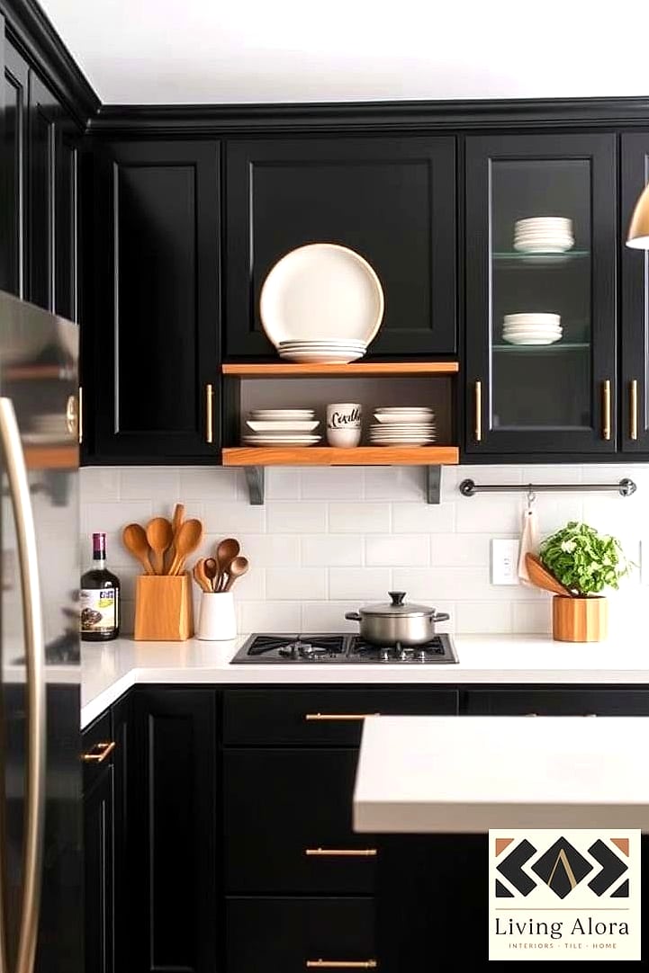 18 Black Cabinets Ideas for Every Home Style and Budget 17 Budget-Friendly Peel-and-Stick or Contact Paper Cabinets