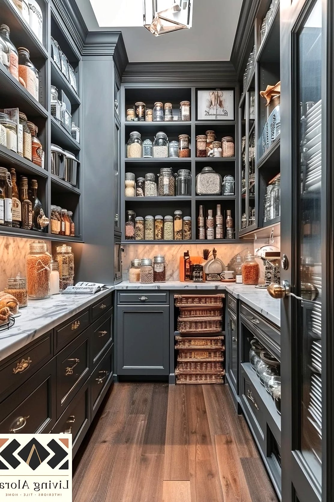 Built-In Pantry with Custom Organization