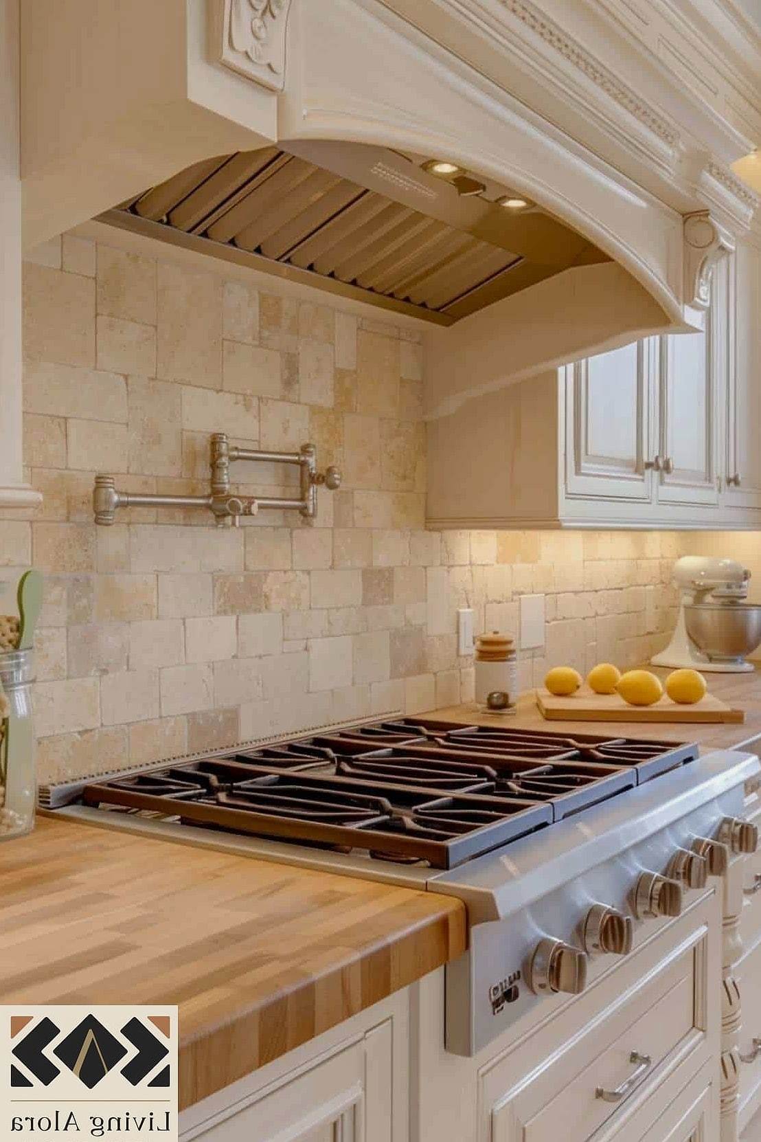 15 Kitchen Backsplash Ideas That Will Transform Your Space 9 Butcher Block Wood Backsplash