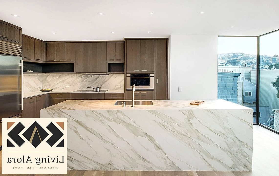 Calacatta Gold Statement Wall