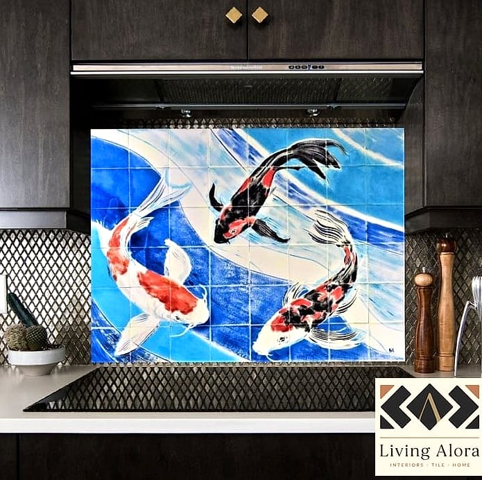 Ceramic Fish Scale Tile