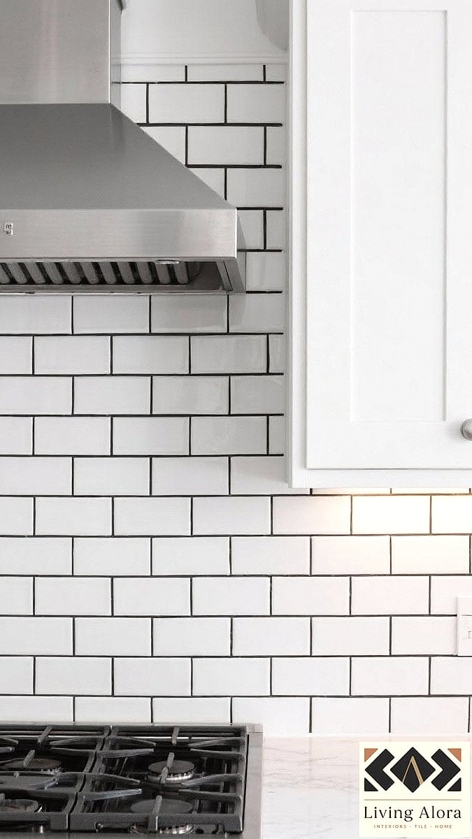 30 Backsplash for Modern Cabinets Ideas to Inspire Your Next Renovation 25 Charcoal Grout with Light Tile