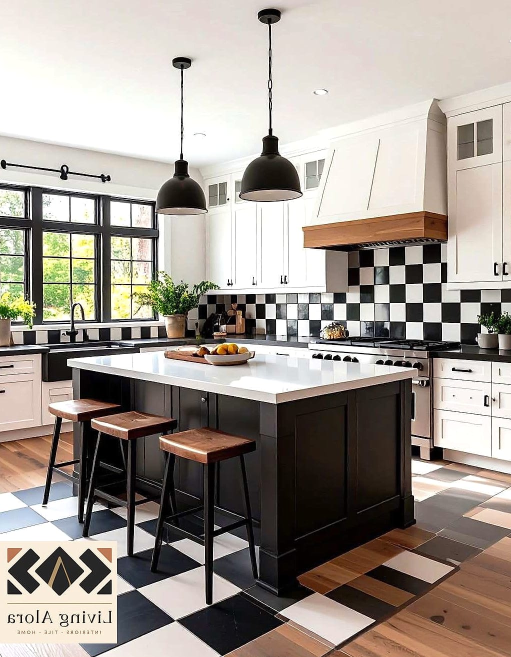 Checkerboard Backsplash