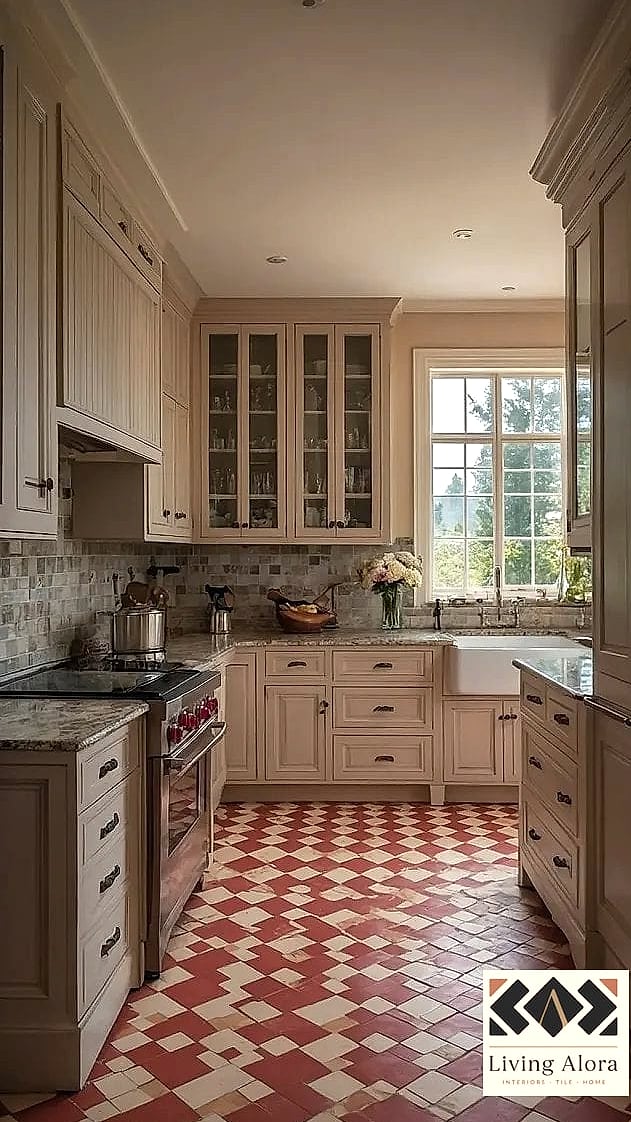 17 Handmade Tile Ideas That Will Transform Your Space 7 Checkerboard Handmade Floor Tile in Two Tones
