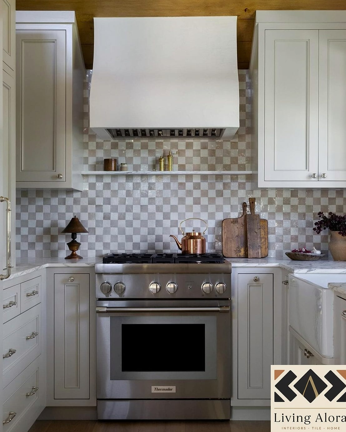 22 Modern Backsplash Ideas Perfect for Any Budget 12 Checkerboard Tile Pattern