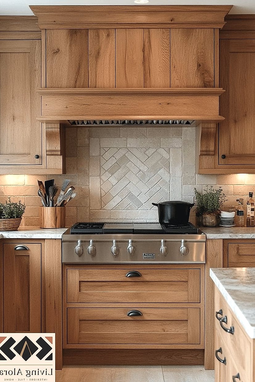 14 Elegant Kitchen Ideas Perfect for Any Budget 9 Choose a Warm Wood Cutting Board Display