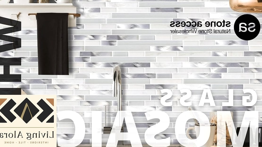 11 White Glass Mosaic Tile Ideas Worth Bookmarking Before You Renovate 2 Classic Brick Pattern Backsplash