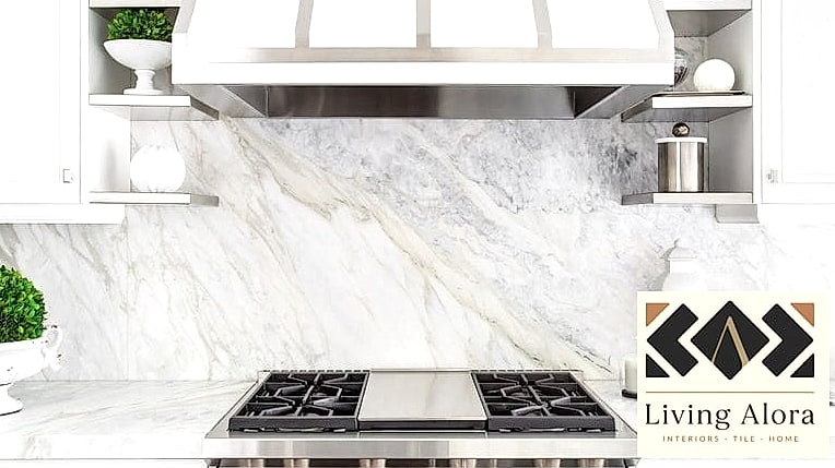 30 Stone Backsplash Ideas That Will Transform Your Space 2 Classic Carrara Marble Slab