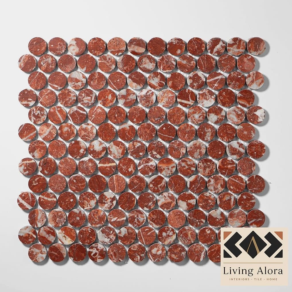 Classic Penny Round Tile for a Vintage-Inspired Bathroom Floor