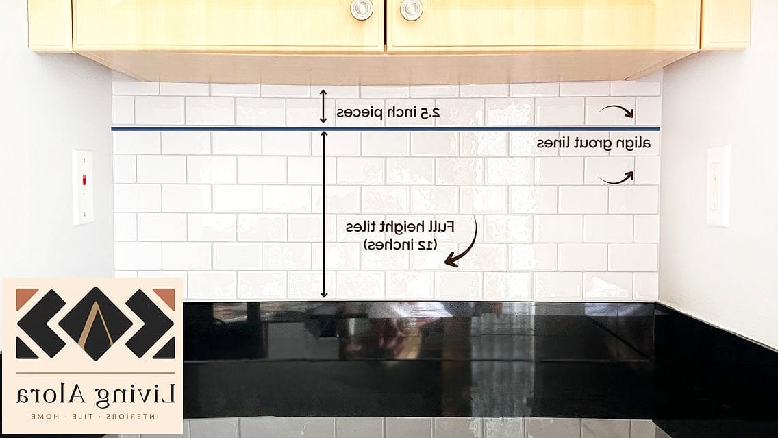 Classic Subway Tile Stacked to the Ceiling