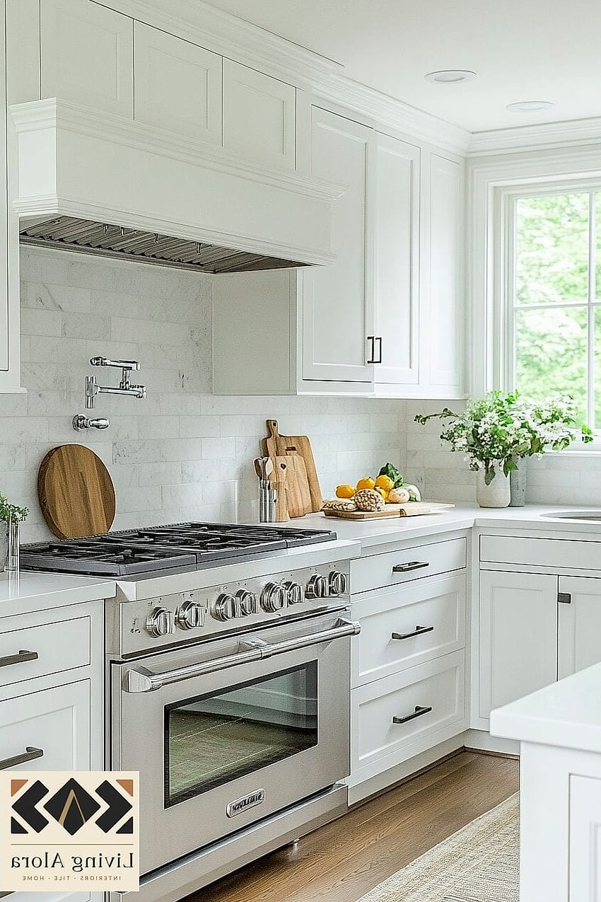 16 White Kitchen Ideas Perfect for Any Budget 2 Classic White Shaker Cabinets