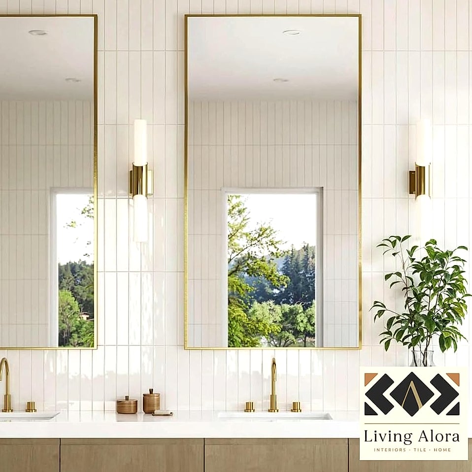 Classic White Vertical Subway Tile
