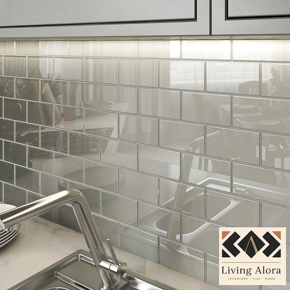 13 Backsplash for Gray and White Cabinets Ideas to Inspire Your Next Renovation 2 Classic White Subway Tile with Gray Grout