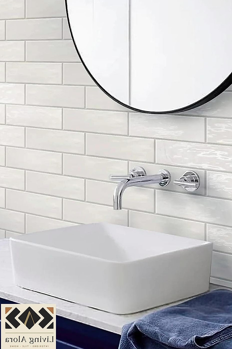 Classic White Subway Tile with a Modern Twist