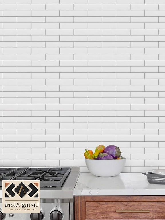 13 Modern Subway Tile Ideas That Will Transform Your Space 2 Classic White Subway Tile with a Modern Twist