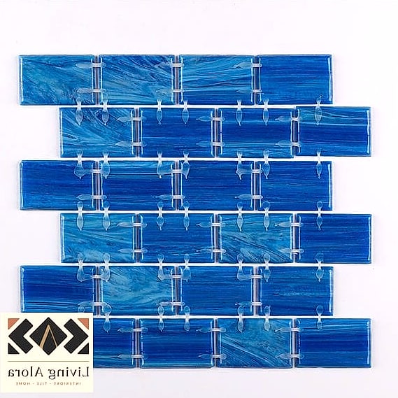 18 Colorful Subway Tile Ideas That Work in Any Size Home 6 Cobalt Blue as a Bold Accent Wall