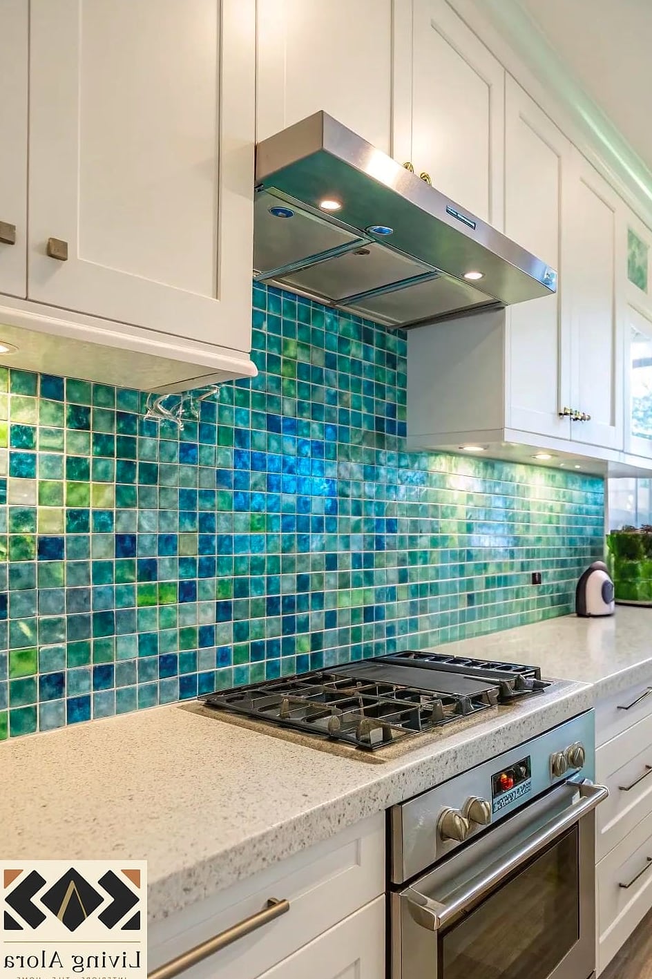 11 Best Backsplash Ideas That Will Transform Your Space 9 Colorful Glass Tile