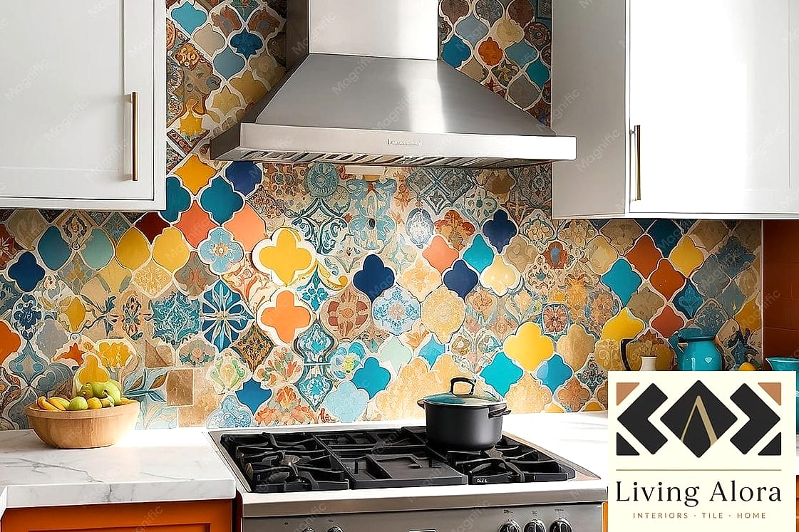 15 Kitchen Backsplash Ideas That Will Transform Your Space 8 Colorful Moroccan-Inspired Tile