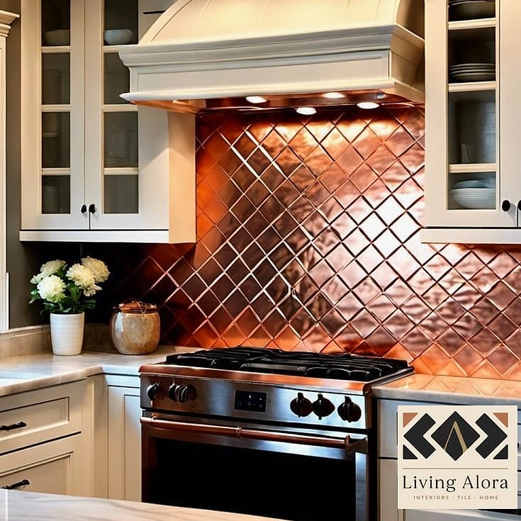 Copper and Rust Mixed Mosaic