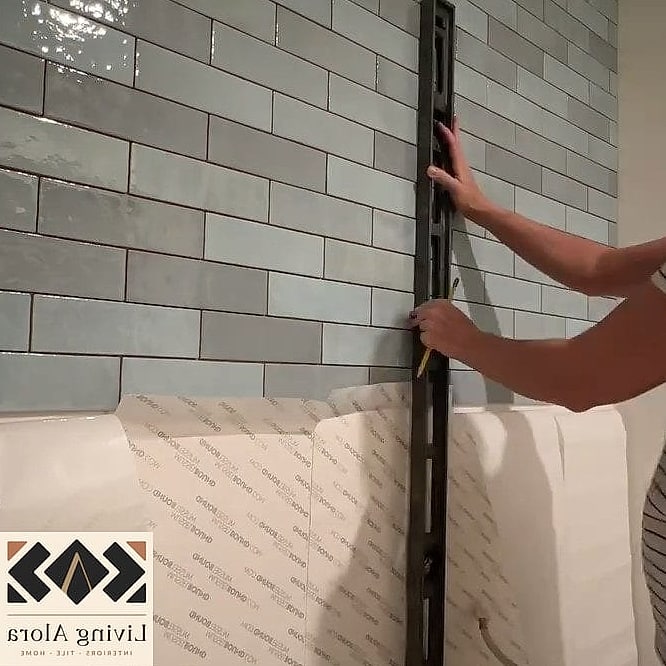 Create a Tile Accent Wall Instead of Tiling the Whole Room