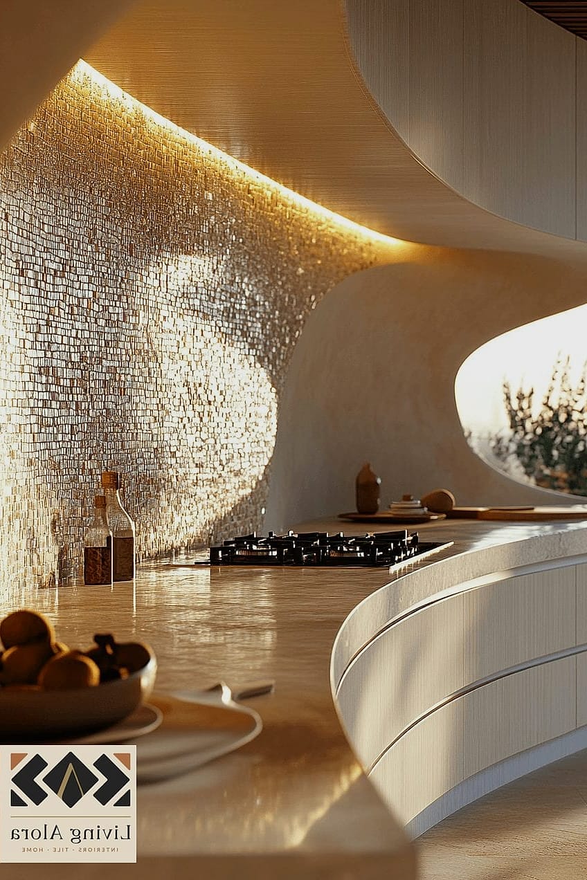 Curved Cuts Around Arched Niches