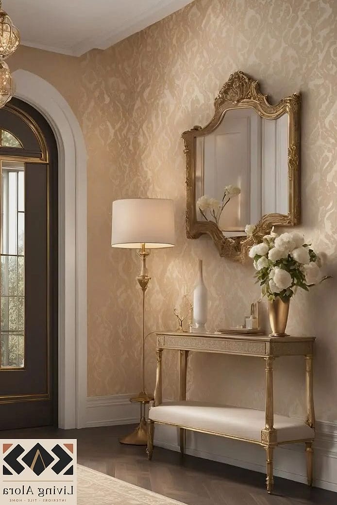 25 Damask Tile Ideas to Show Your Contractor 10 Damask Tile Runner in an Entryway