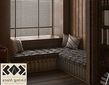 25 Damask Tile Ideas to Show Your Contractor 21 Damask Tile Reading Nook Wall