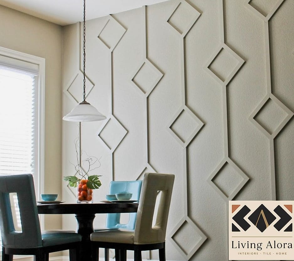 16 Diamond Tile Ideas Worth Stealing From Interior Designers 12 Diamond Tile Accent Wall