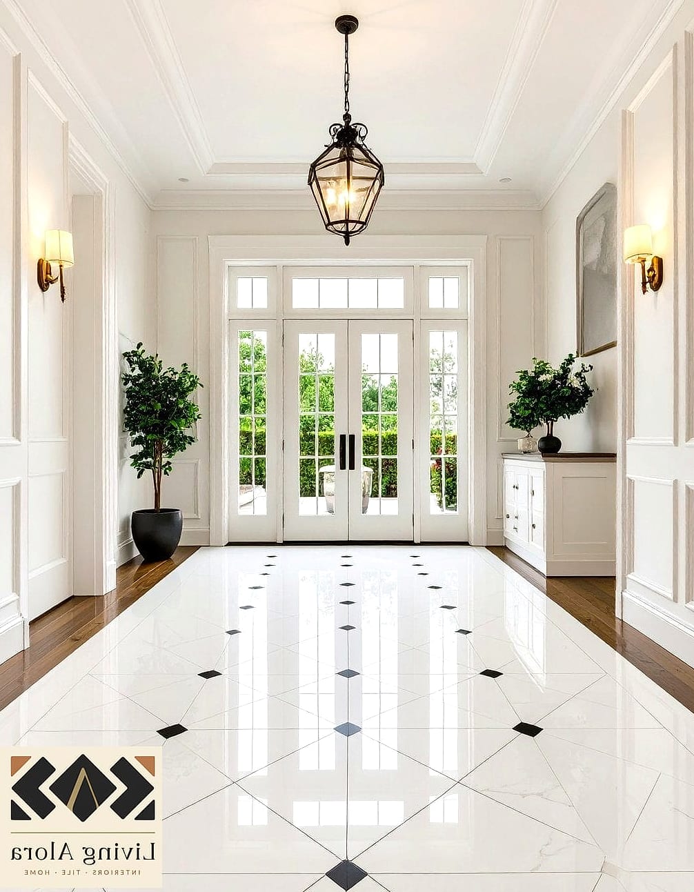 16 Diamond Tile Ideas Worth Stealing From Interior Designers 16 Diamond Tile Entryway Runner