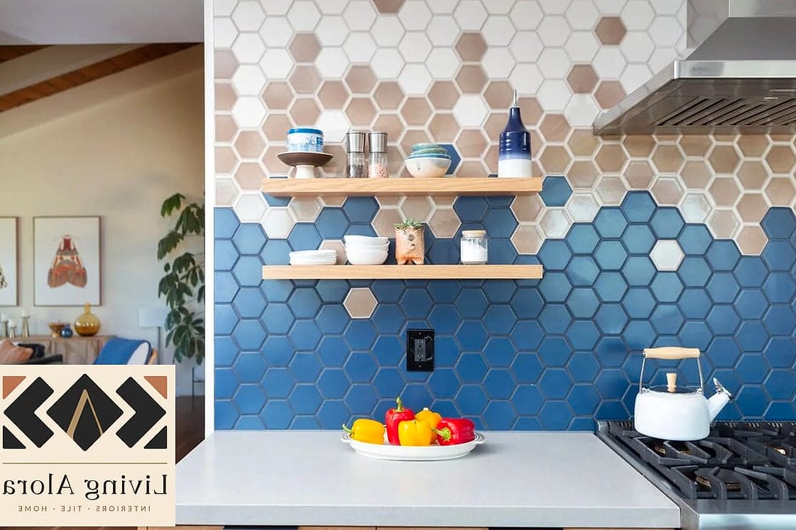 17 Honeycomb Backsplash Ideas That Look Expensive But Aren't 18 DIY Painted Honeycomb Backsplash for a Temporary Budget Fix