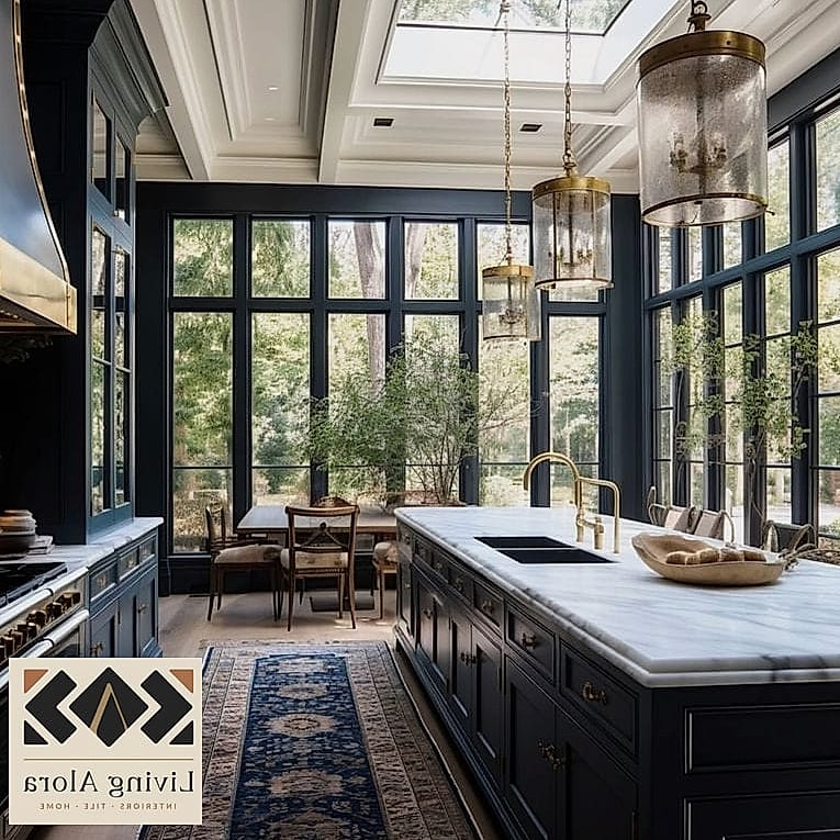 A Dramatic Ceiling Treatment