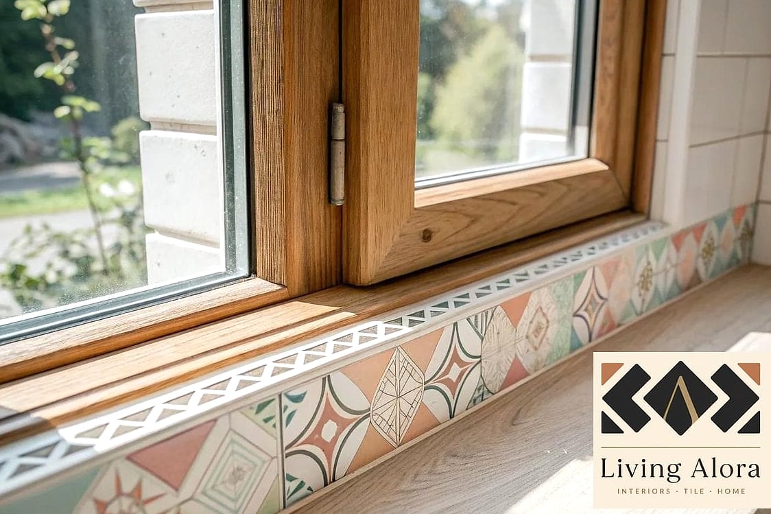 30 How to End Tile Ideas Trending on Pinterest This Year 6 Ending Tile at a Window Frame