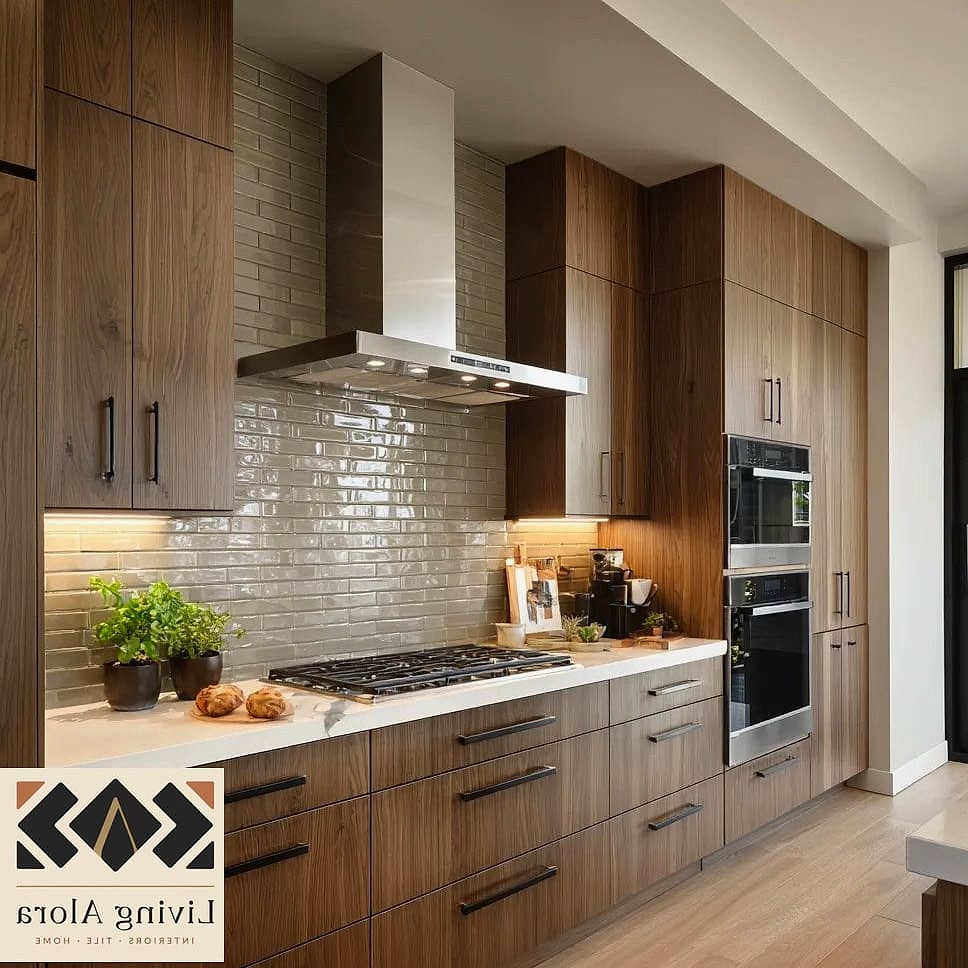 23 Kitchen Backsplash Ideas That Maximize Style and Function 13 Extended Backsplash Behind Open Shelving