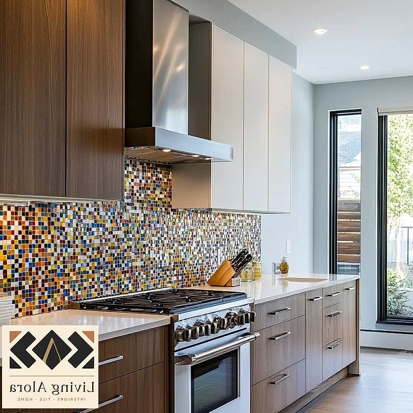 Extra-Large Slab Backsplash