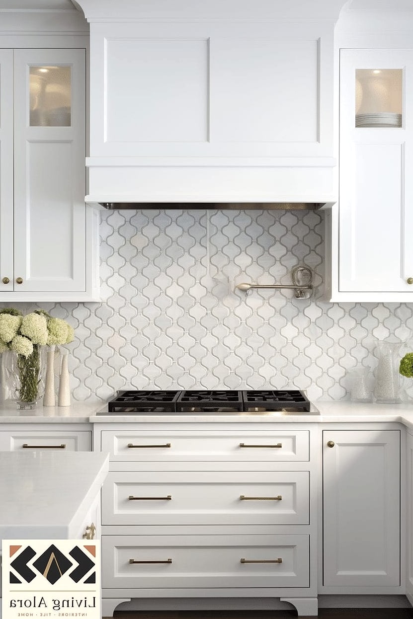 16 Backsplash for White Cabinets Ideas That Look Expensive But Aren't 15 Extra-Large Subway Tile (also called plank tile)