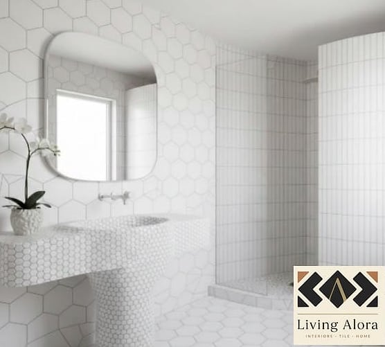 Fish Scale Mosaic Accent