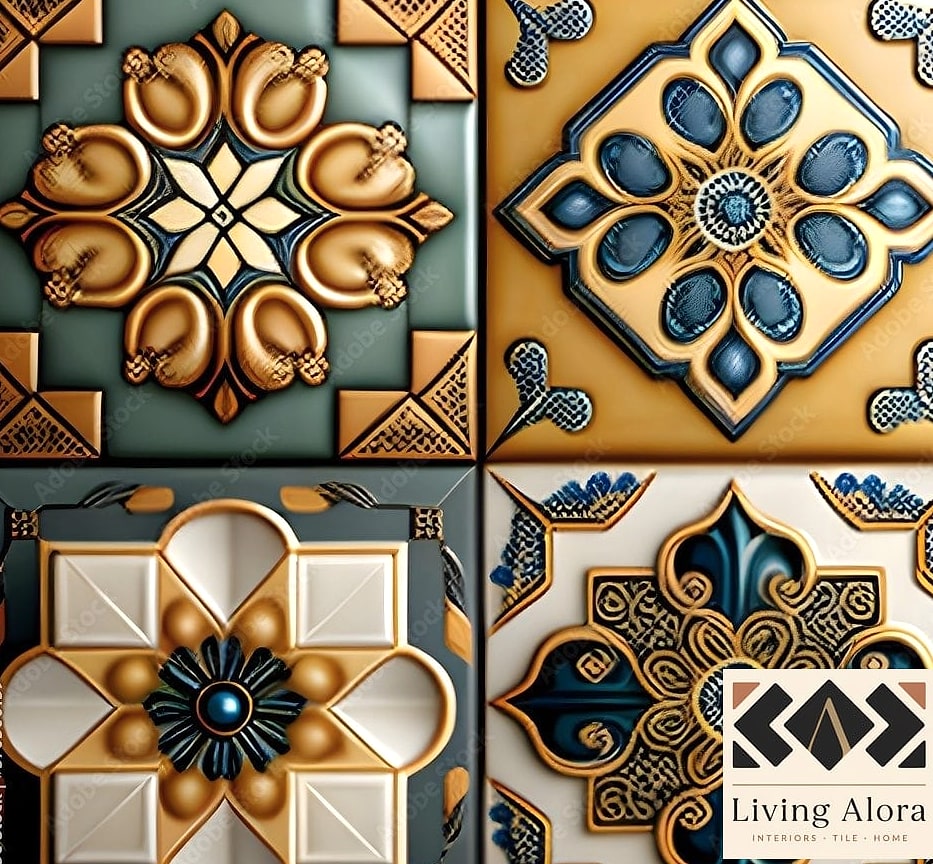 Fish Scale or Scalloped Tile