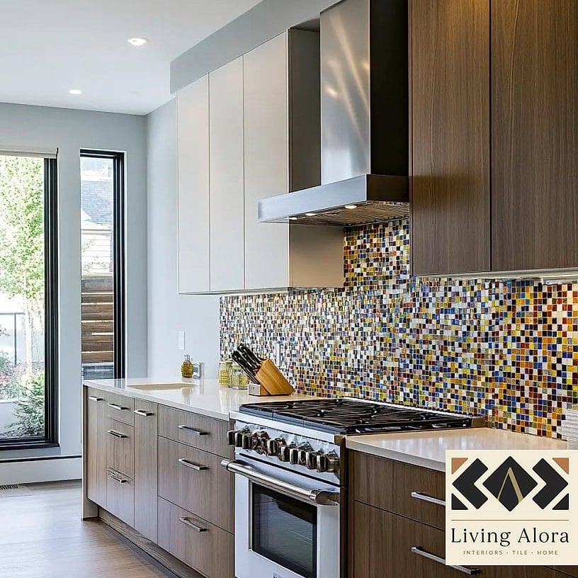 30 How to End Tile Ideas Trending on Pinterest This Year 8 Floating the Backsplash to the Underside of Cabinets