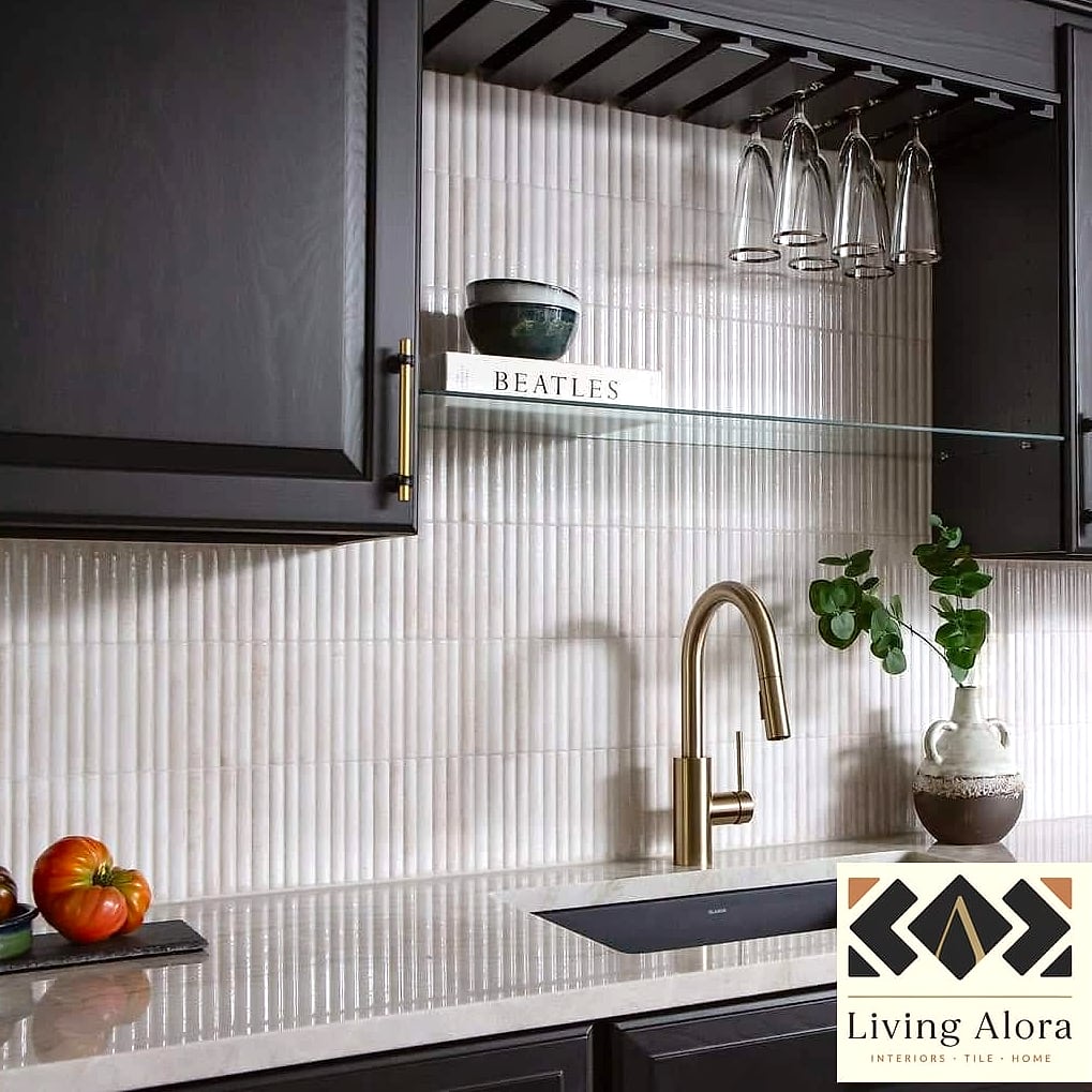 Fluted or Ribbed Tile Panels